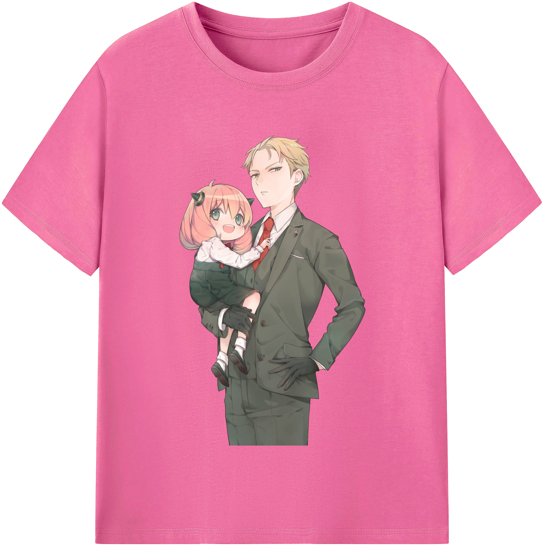 （画像用） SPY×FAMILY间谍家家酒 レディースカジュアルプリントTシャツ（綿100％）